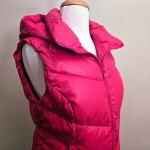 Pink Hollister Down Puffer Vest Jacket